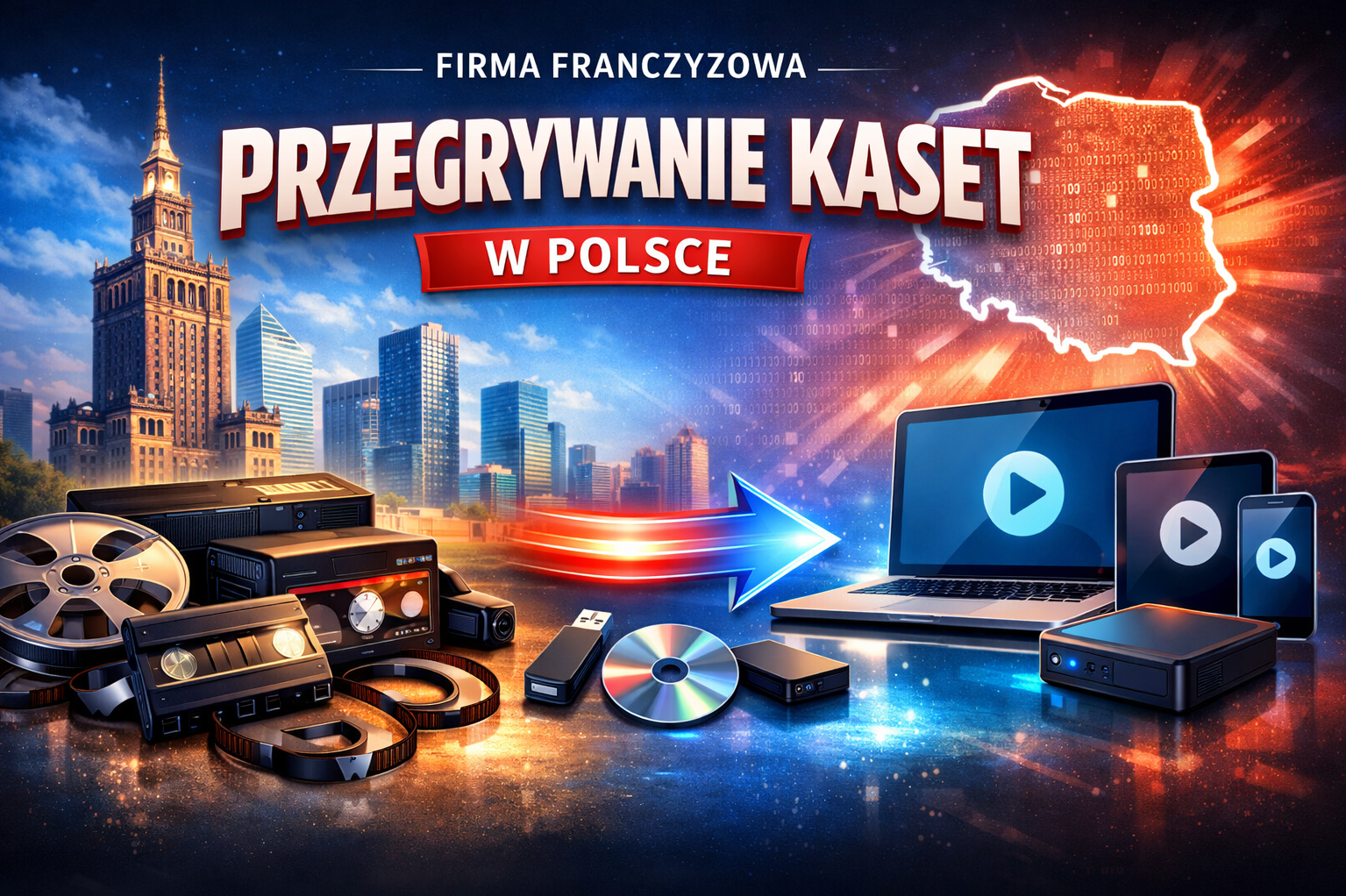 Firma Franczyzowa Przegrywanie kaset w Polsce